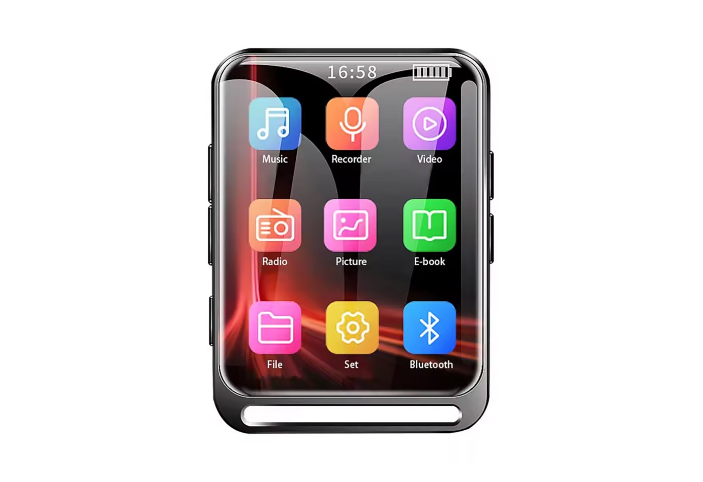 yozhiqu 2,4-Zoll-Mini-Stereo-MP3-Player,32G-Touchscreen-Musikplayer MP3-Player (Leicht und tragbar, vielseitige Anwendung für Sport, Lernen und Video) von yozhiqu