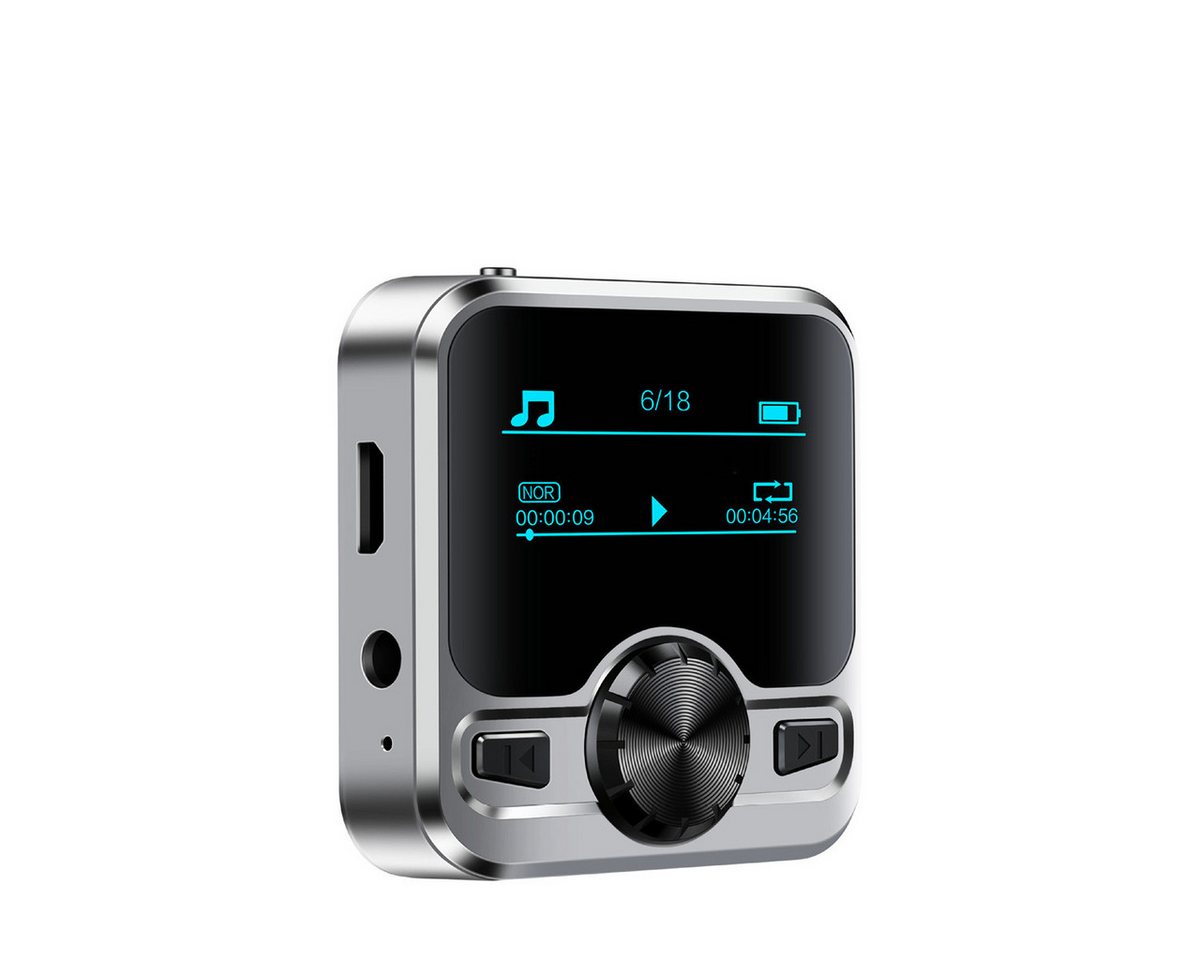 yozhiqu Sport-MP3-Player mit kabellosem Bluetooth-Lautsprecher MP3-Player (IPX6 wasserdicht, abnehmbarer Rückenclip, unterstützt Aufnahme und FM) von yozhiqu
