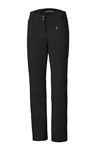 zerorh+ Power W Pants, Damen-Bekleidung mit Schneeflocke, Damen, IND2651 900XXL, Schwarz, XXL von zerorh+
