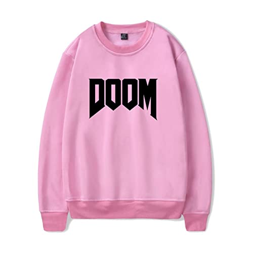 zhedu Mf Doom Hoodie 2D Bedrucktes Sweatshirt Männer/Frauen Herbst Winter Casual Trainingsanzug Pullover Kleidung (2xs-4xl) (L,Color 4) von zhedu