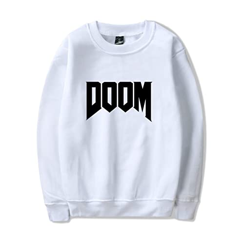 zhedu Mf Doom Hoodie 2D Bedrucktes Sweatshirt Männer/Frauen Herbst Winter Casual Trainingsanzug Pullover Kleidung (2xs-4xl) (L,Color 6) von zhedu