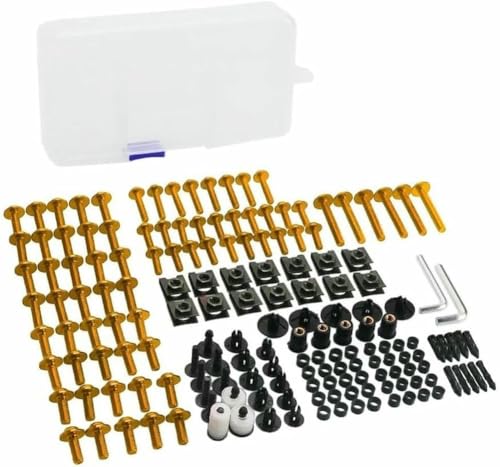zhyubnd Karosserieschrauben Verkleidungsschrauben Kit Für Suzuki GSXR 600 750 1000 1300 GSX-R K1 K2 K3 K4 K5 K6 K7 K8 K9 Körper Schrauben Muttern Scheiben Clips Set von zhyubnd