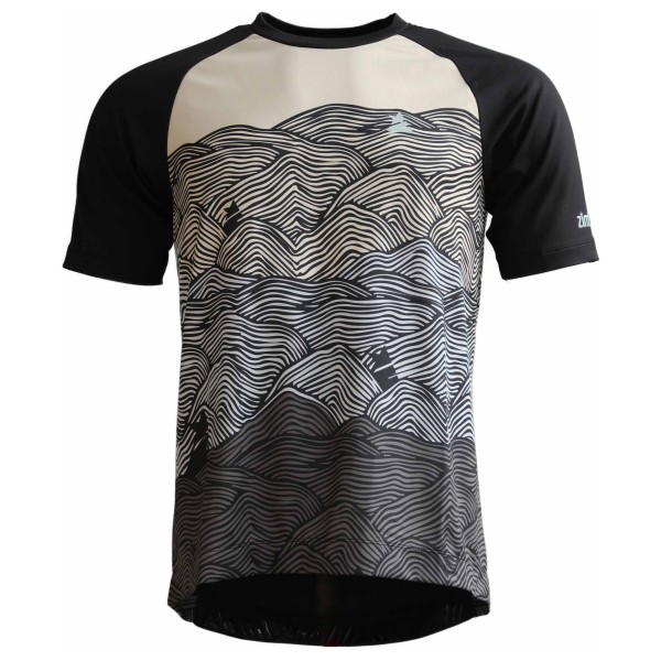 Zimtstern - Braapz Shirt S/S - Radtrikot Gr M grau/schwarz von zimtstern