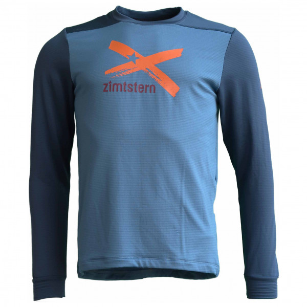 Zimtstern - Crewz Shirt L/S - Fleecepullover Gr L;M;S;XXL blau;grau/schwarz von zimtstern