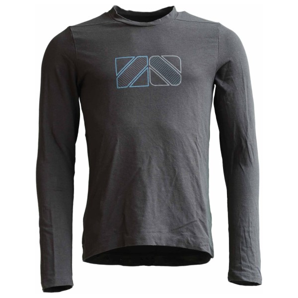 Zimtstern - Ecoflowz Shirt L/S - Radtrikot Gr L grau/schwarz von zimtstern