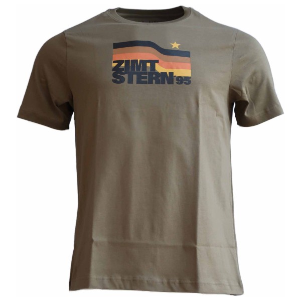 Zimtstern - Northz Tee S/S - T-Shirt Gr XL grau/braun von zimtstern