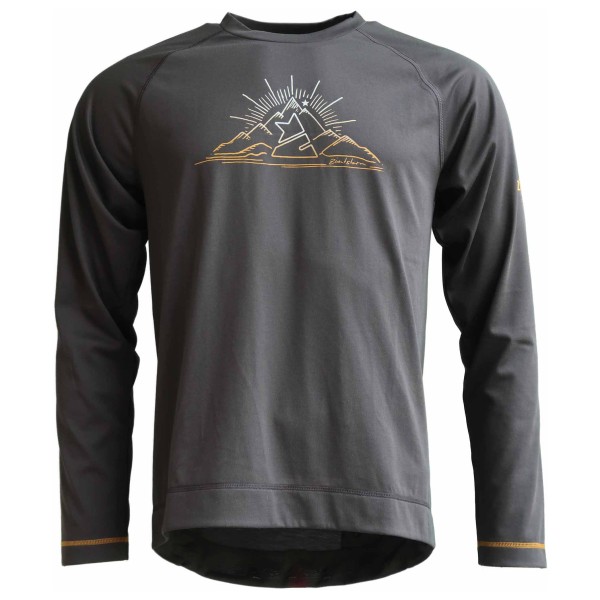 Zimtstern - Pureflowz Eco Shirt L/S - Radtrikot Gr S grau von zimtstern