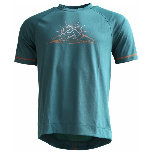 Zimtstern - Pureflowz Eco Shirt S/S - Radtrikot Gr XXL türkis/blau von zimtstern