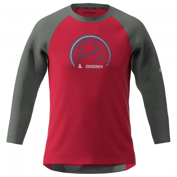 Zimtstern - Pureflowz Shirt 3/4 - Radtrikot Gr L rot von zimtstern