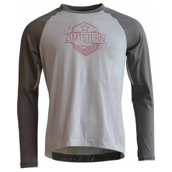 Zimtstern - Pureflowz Shirt L/S - Radtrikot Gr L grau von zimtstern