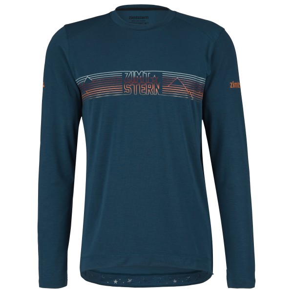 Zimtstern - Trailflowz Shirt L/S - Longsleeve Gr L blau von zimtstern