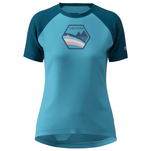 Zimtstern - Women's Bowz Tee - Funktionsshirt Gr XL blau/türkis von zimtstern