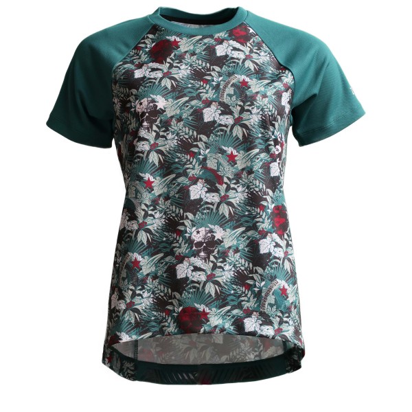Zimtstern - Women's Braapz Shirt Print S/S - Radtrikot Gr M grau von zimtstern