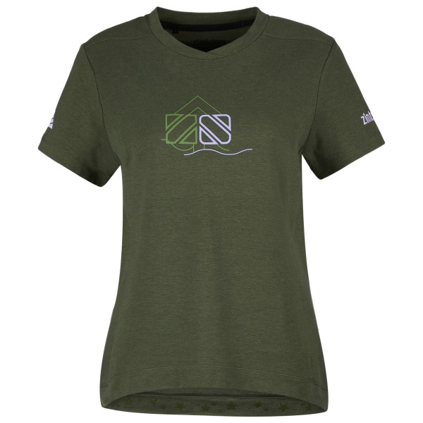 Zimtstern - Women's EcoFlowz Shirt S/S - Radtrikot Gr L oliv von zimtstern