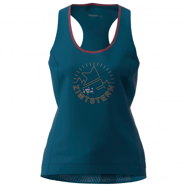 Zimtstern - Women's Pureflowz Shirt Tank - Radtrikot Gr L blau von zimtstern