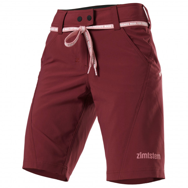 Zimtstern - Women's Xalpz Shorts - Radhose Gr L;M;S;XL;XS grau;rot von zimtstern