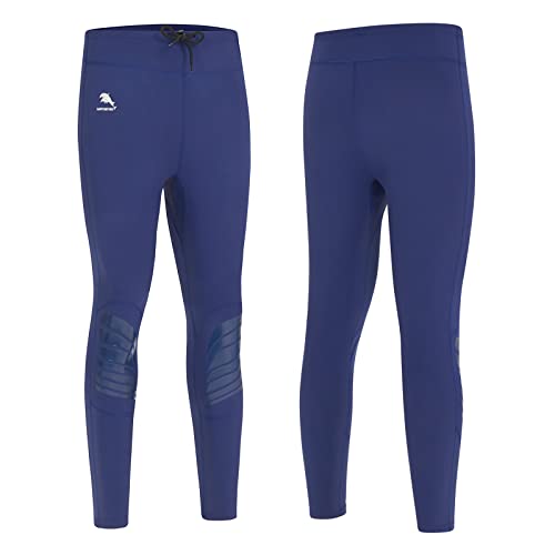 Neoprenhose, 2 mm, Thermohose, hohe Taille, lange Hose, Neoprenhose, Tauchhose für Herren und Damen (M, Herren) Blau von ziyimaoyi