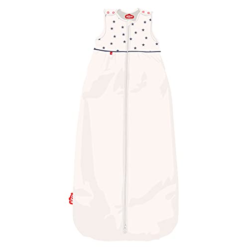 zizzz 4 Jahreszeiten Kinderschlafsack in 3 Größen & vielen süßen Designs - Atmungsaktiver Schlafsack für einen erholsamen Schlaf 110cm (24-48 M), Lucky Star von zizzz