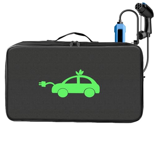 Aufbewahrungstasche für Elektrofahrzeugkabel, KFZ-Ladegerät-Organizer, wasserdichte EV-Kabeltasche, Überbrückungskabel-Aufbewahrungstasche für EV, Fahrzeug-Ladekabelhalter, Aufbewahrungstasche für von zwxqe
