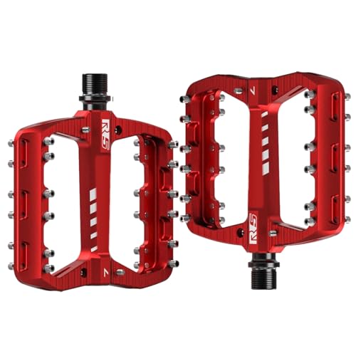 Mountainbike-Pedale,2 Stück -Pedale | Breites Plattformpedal, DU-Lager, leichte Aluminiumlegierung, für -Fahrräder und die meisten Erwachsenenfahrräder von zwxqe