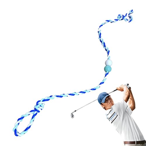 Golf-Seil-Trainer, Golf-Seil, Trainingshilfe, Golf-Übungsseil, Ausrichtungsseil, Golfseil-Trainer für Schwung, Golfschwung, Tempo Seil, Golfseil, Trainingswerkzeug, Golfseil für Schwungflugzeug von zwxqe